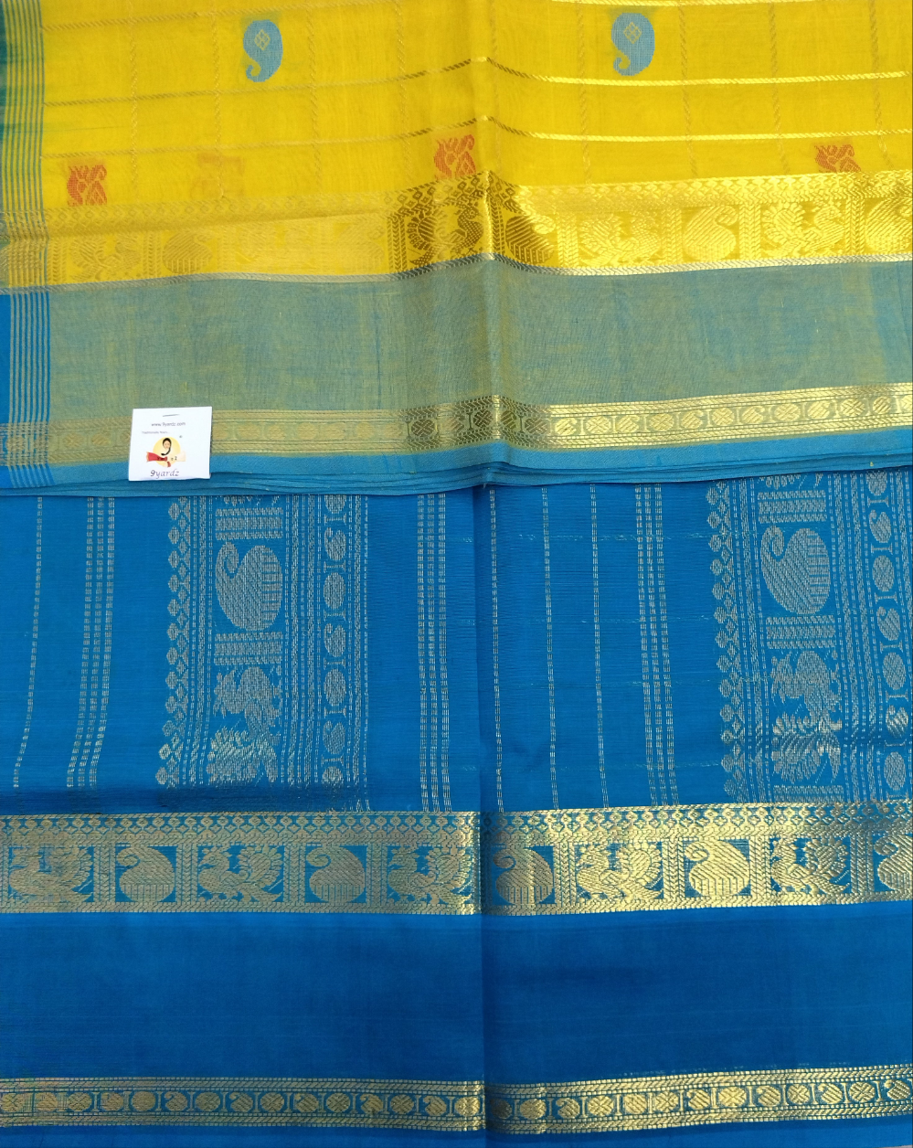 Pure silk cotton 6 yards