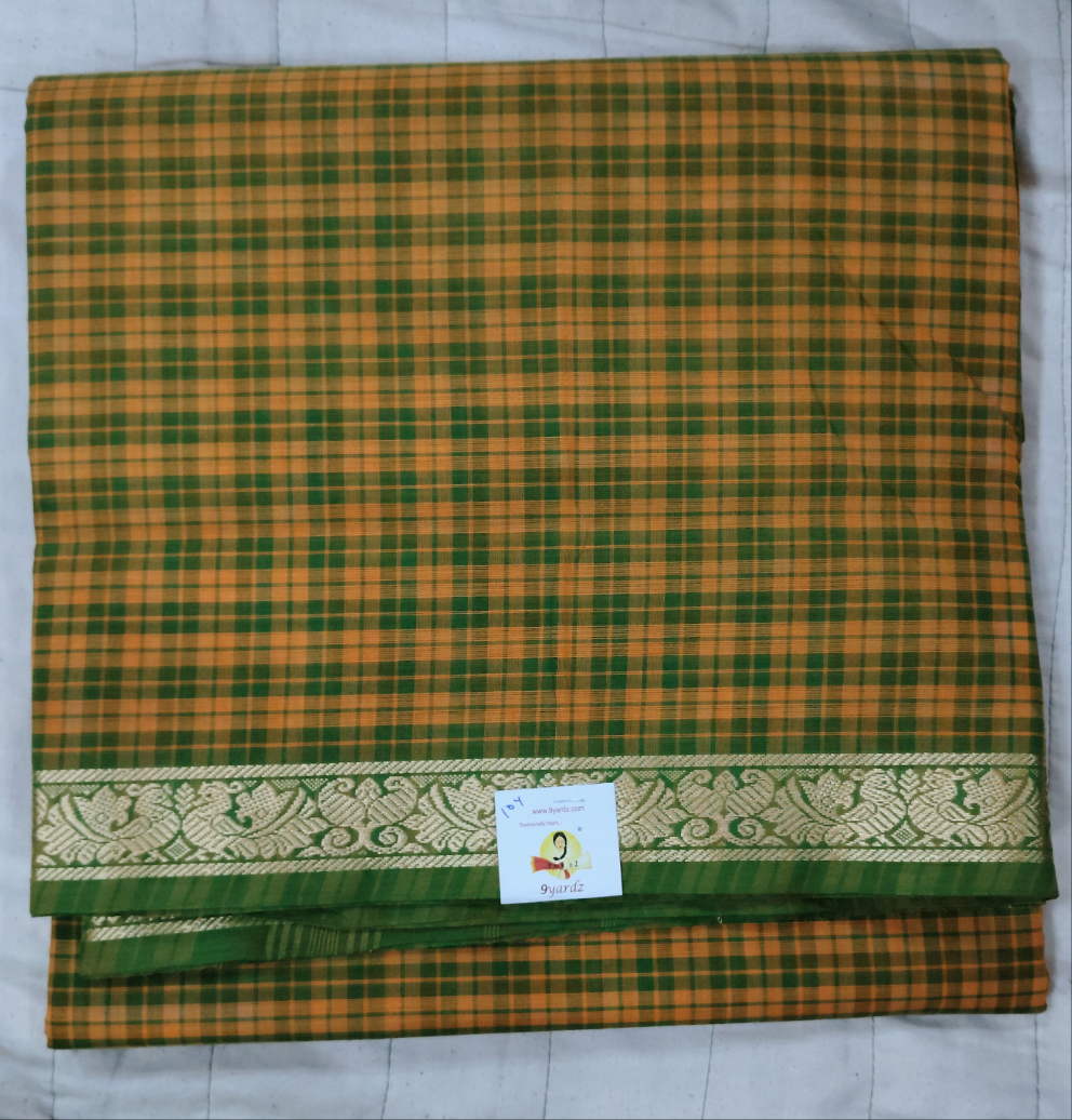 Chettinadu / Karaikudi cotton 10. yards madisar