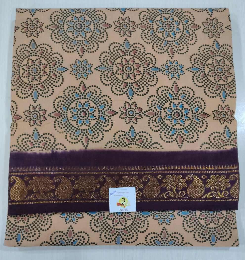 Sungudi cotton 9.5 yards madisar