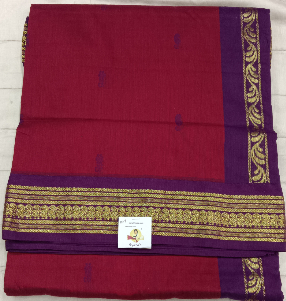 Kalyani Cotton Butta  9.5yardz