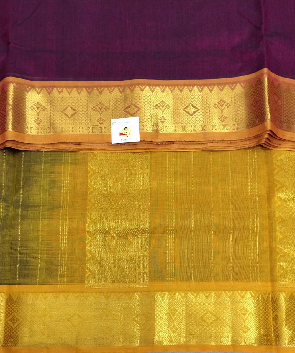 Pure silk cotton Plain 10yards madisar
