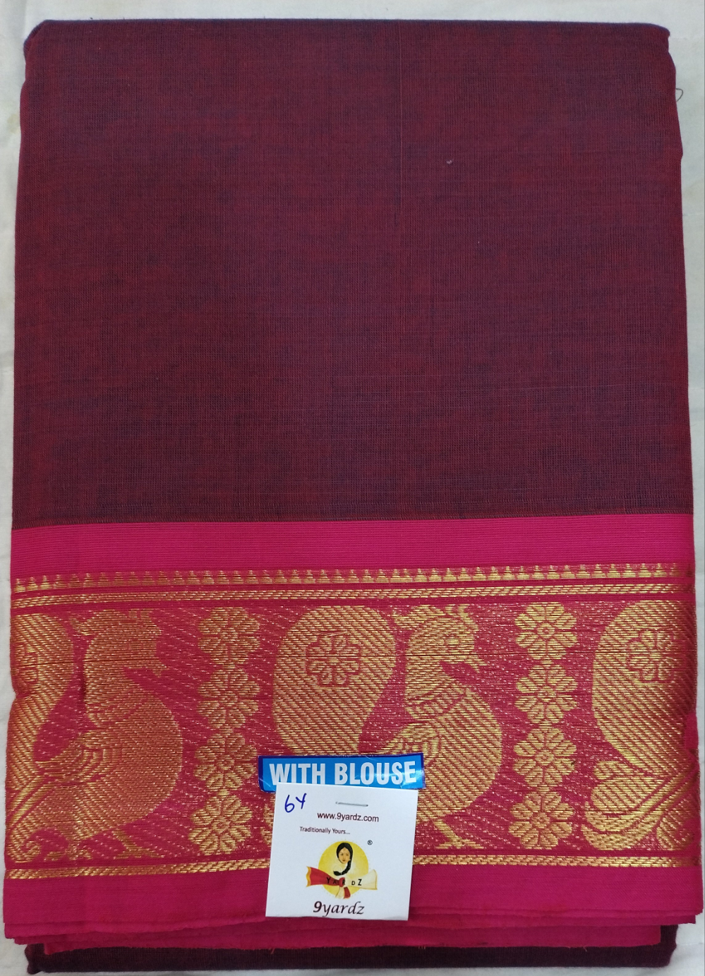 Chettinadu/ Karaikudi cotton 6 yards