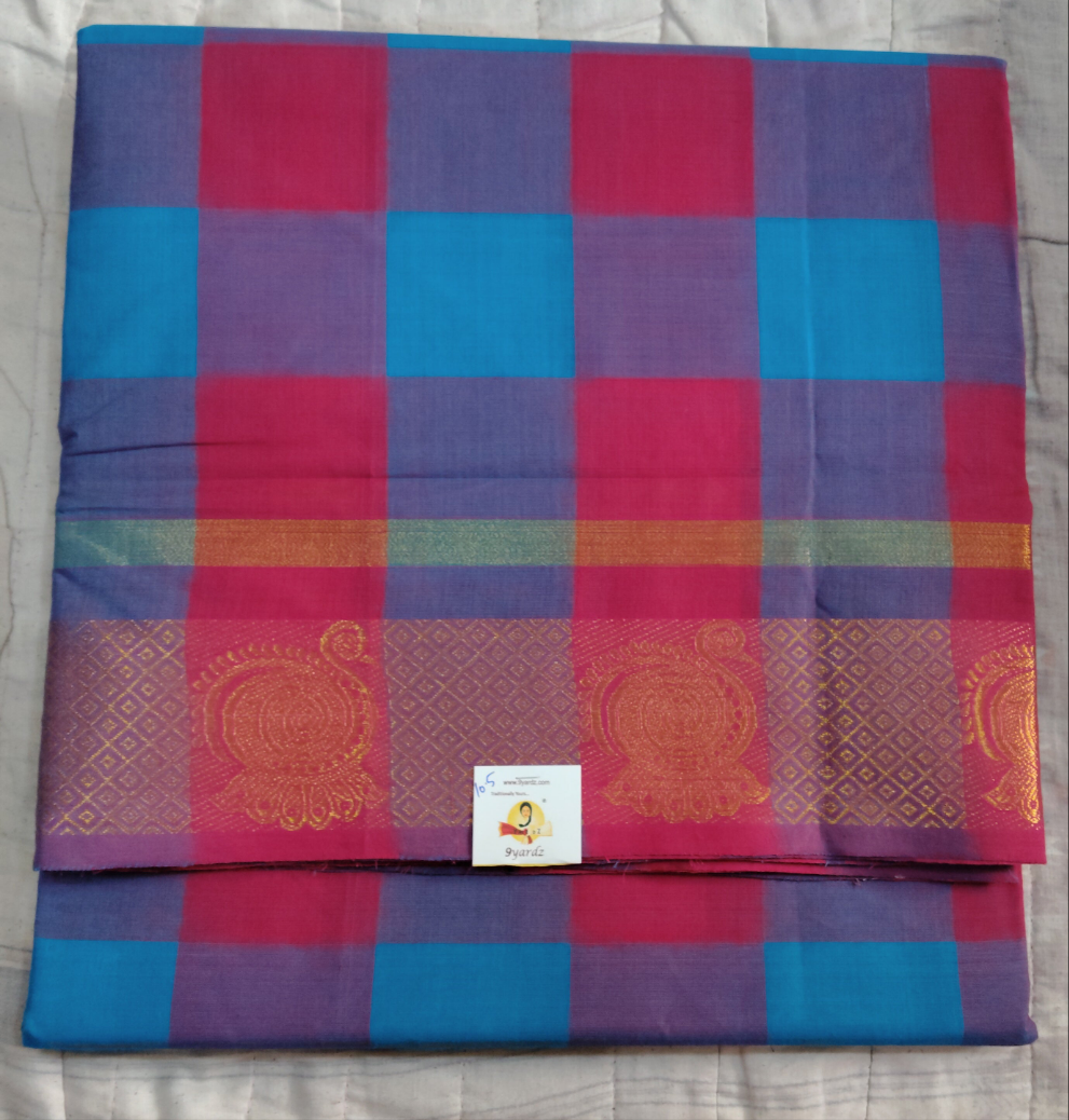Chettinadu / Karaikudi cotton 10.5 yards madisar