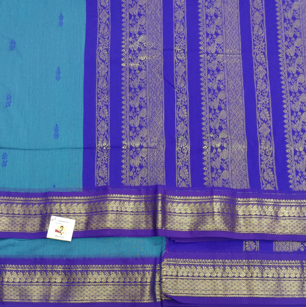 Kalyani Cotton Butta  9.5yardz