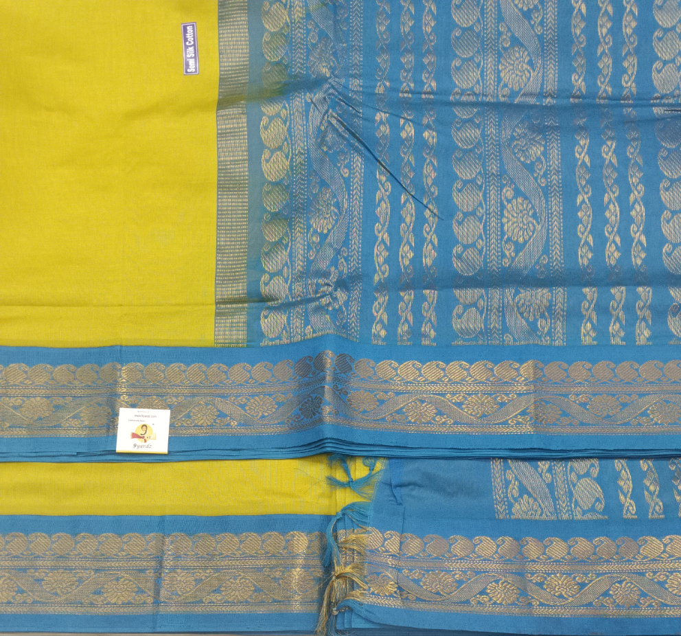 Semi Silk cotton Korvai Madisar