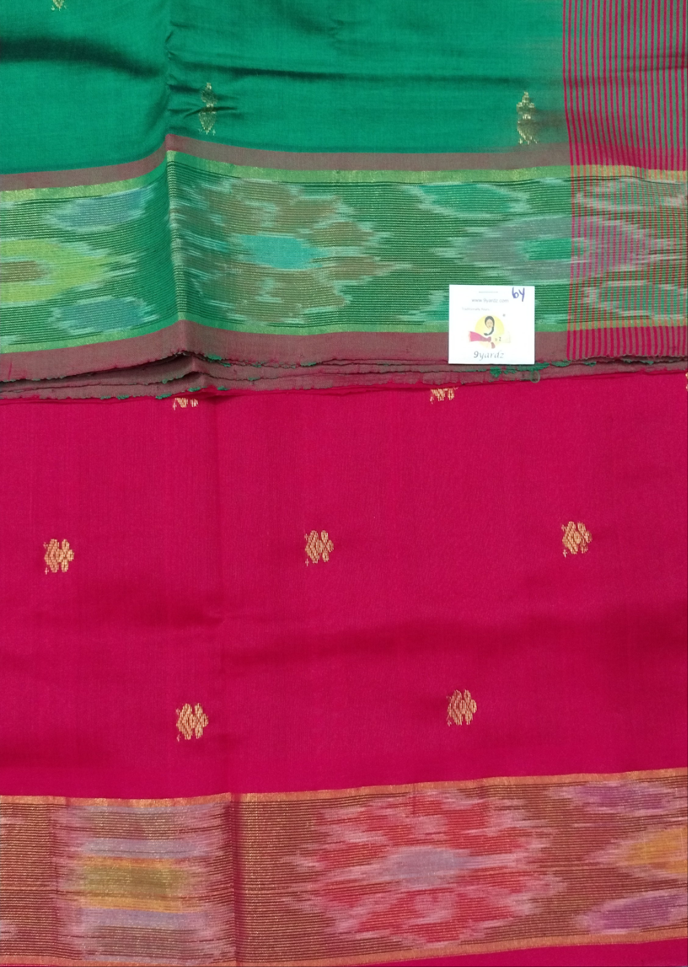 Semi silk Embossed 6Yards