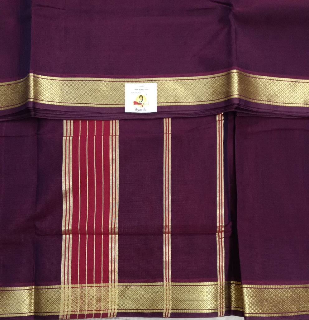 Devendra 60K border saree 10.5yards
