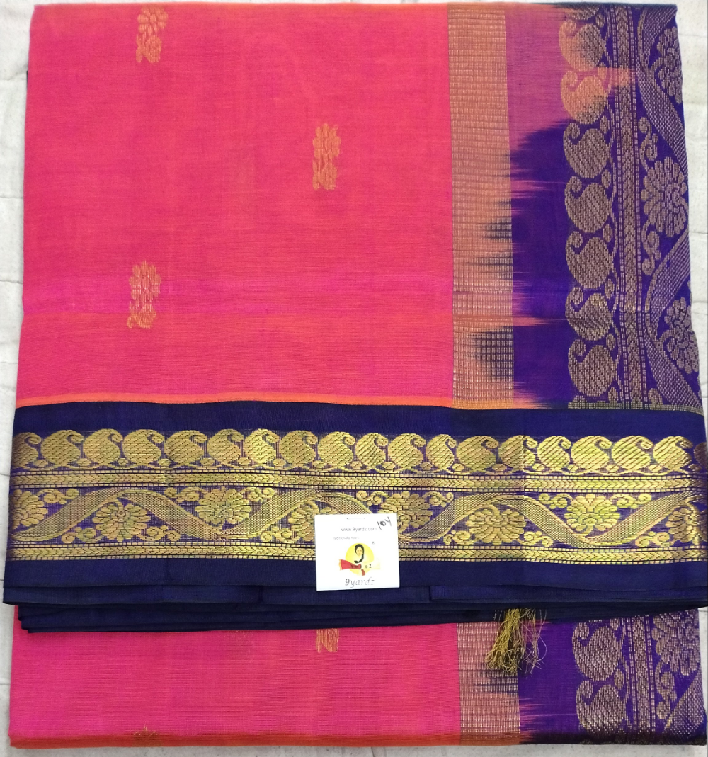 Pure silk cotton -Korvai 10yards madisar