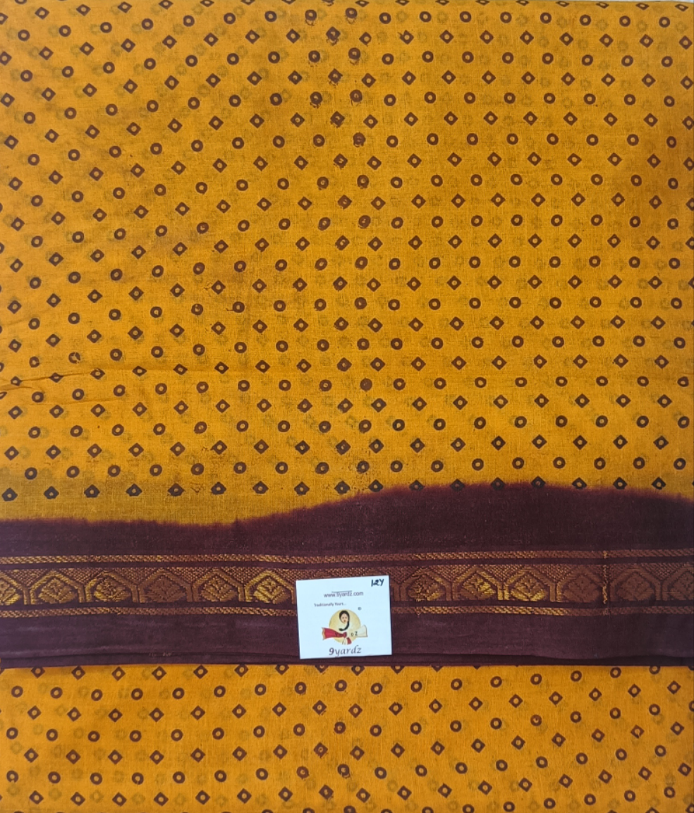 Sungudi cotton 12 yardz