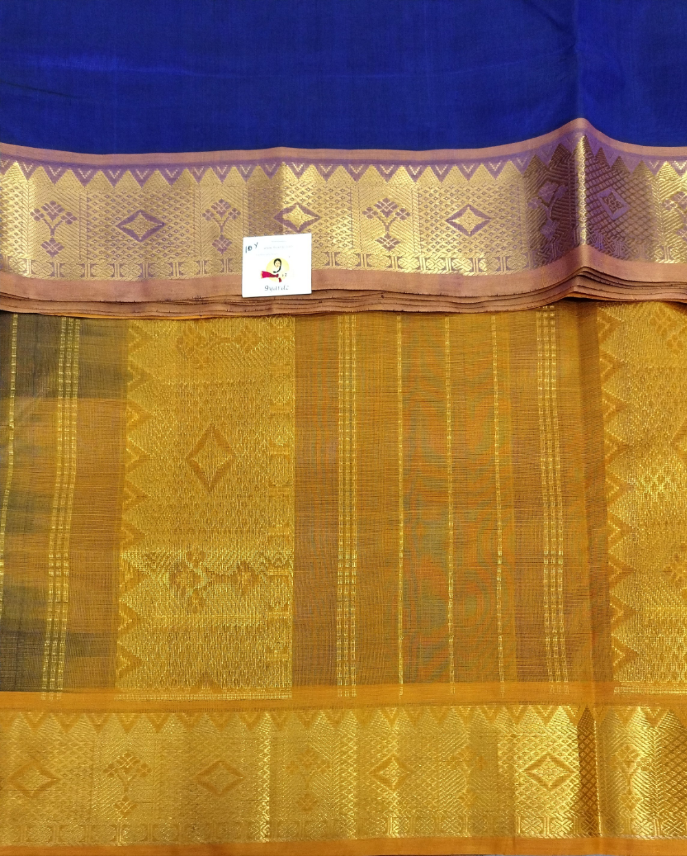 Pure silk cotton Plain 10yards madisar