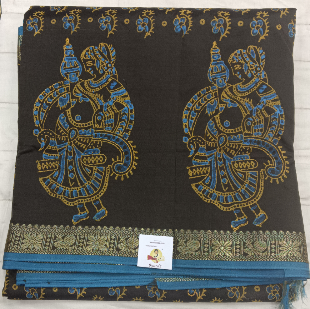 Semi Silk cotton printed Madisar