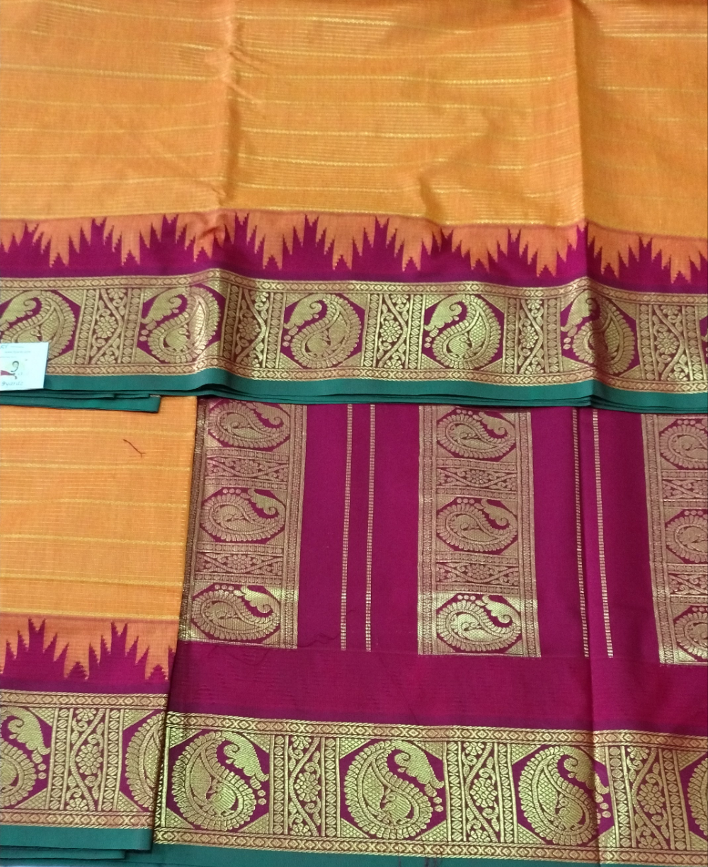 Akshaya cotton 10.25 yards madisar