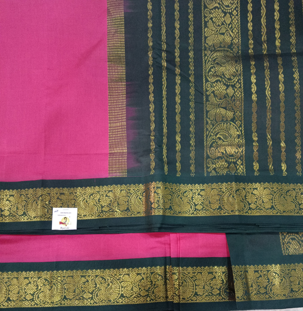 Semi Silk cotton Korvai Madisar