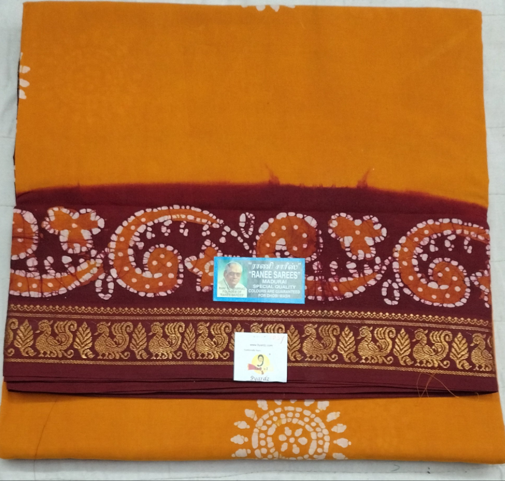 Ranee voyal saree 10.5yardz(9.5mtrs)
