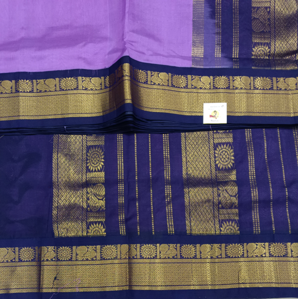 Pure silk cotton -Korvai 10yards madisar