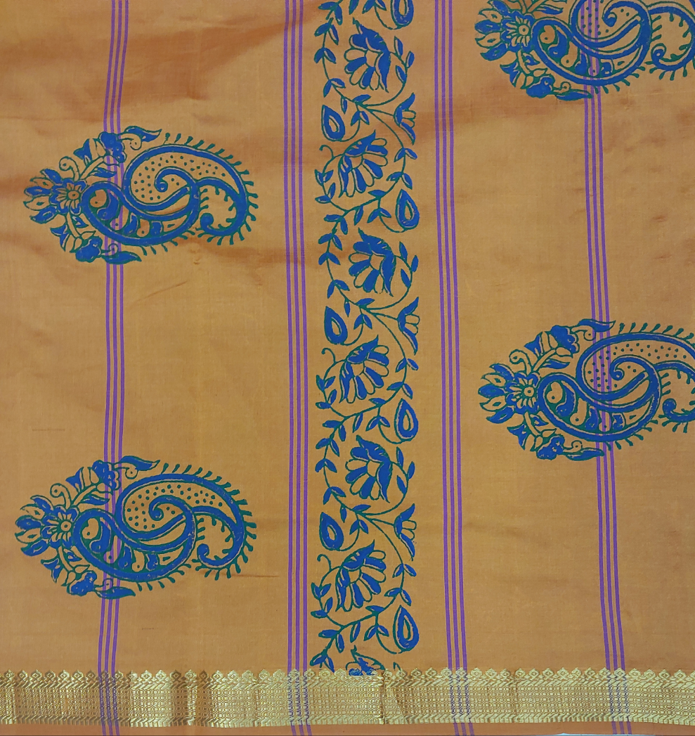 Semi Silk cotton printed Madisar