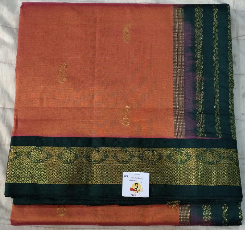 Semi Silk cotton Korvai Madisar