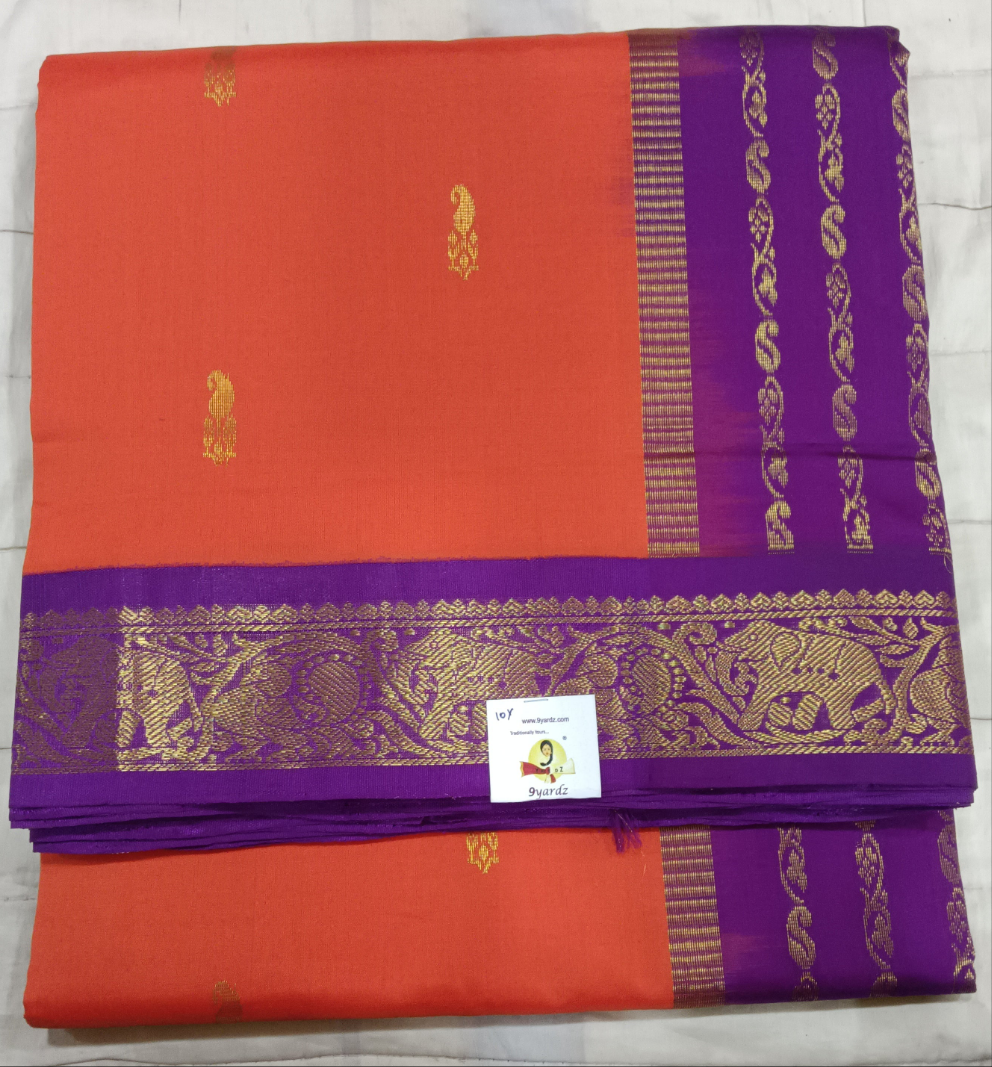 Semi Silk cotton Korvai Madisar