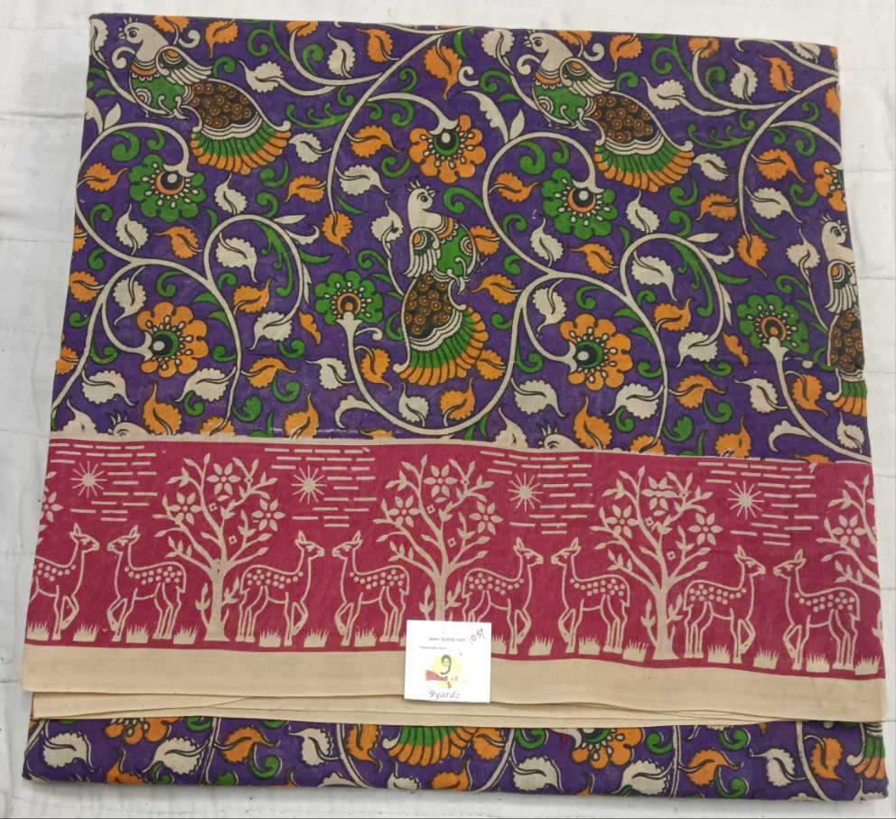Sungudi cotton 10.5yards 49"