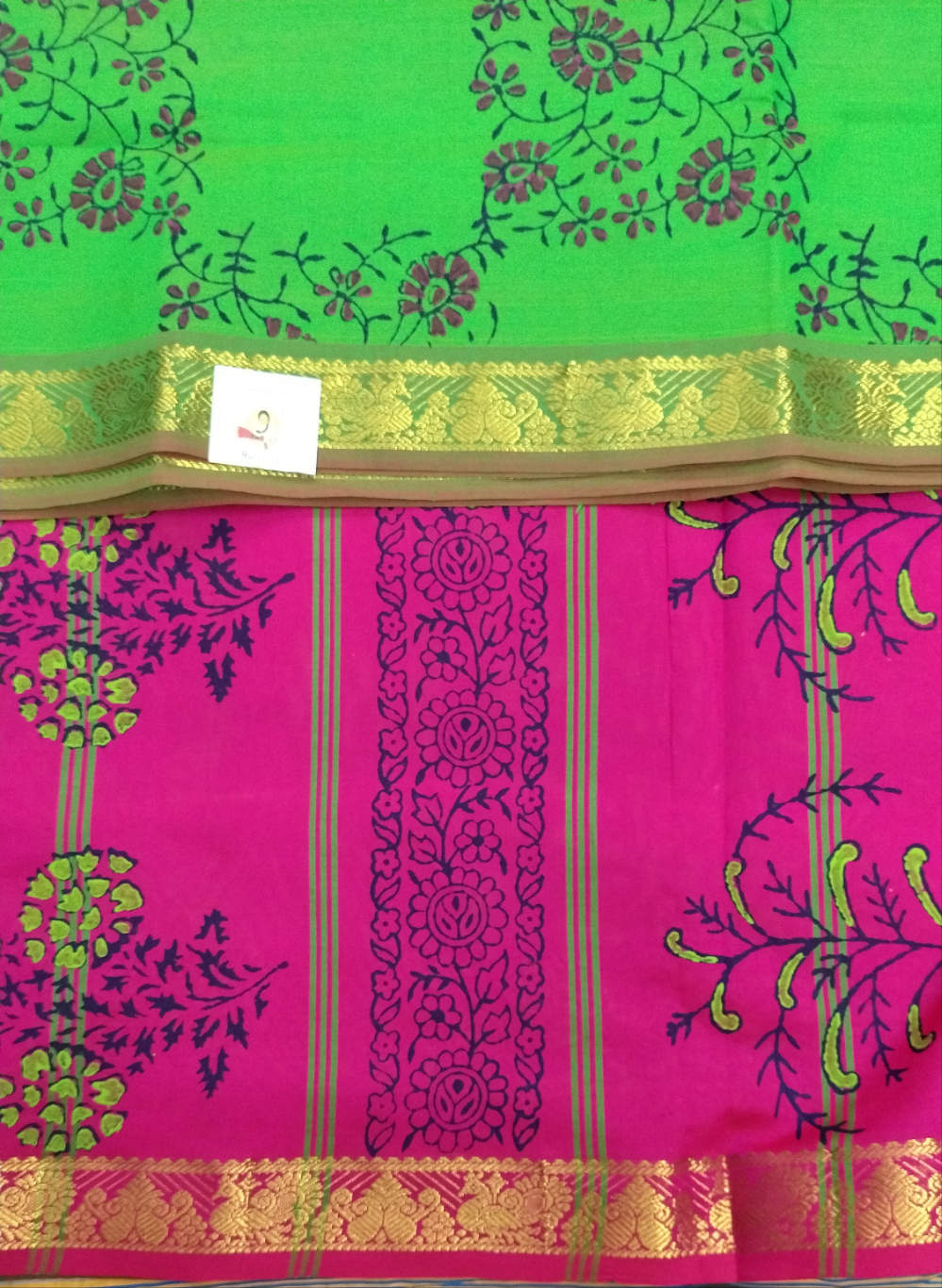 Semi Silk cotton printed Madisar