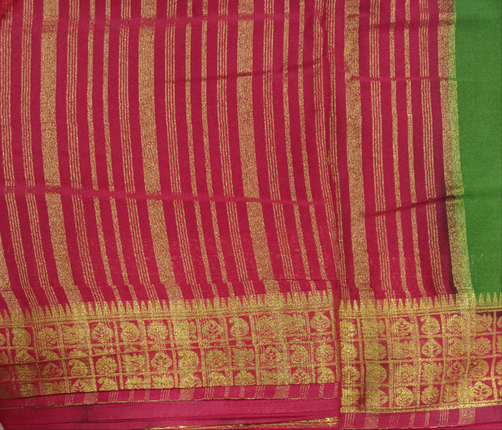 Mysore crepe silk (synthetic)