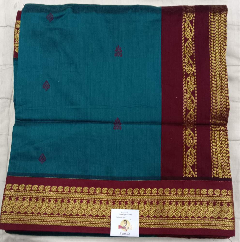 Kalyani Cotton Butta  9.5yardz