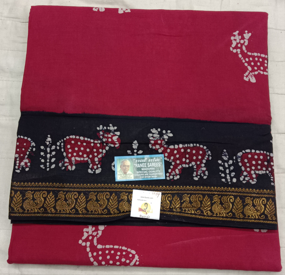 Ranee voyal saree 10.5yardz(9.5mtrs)