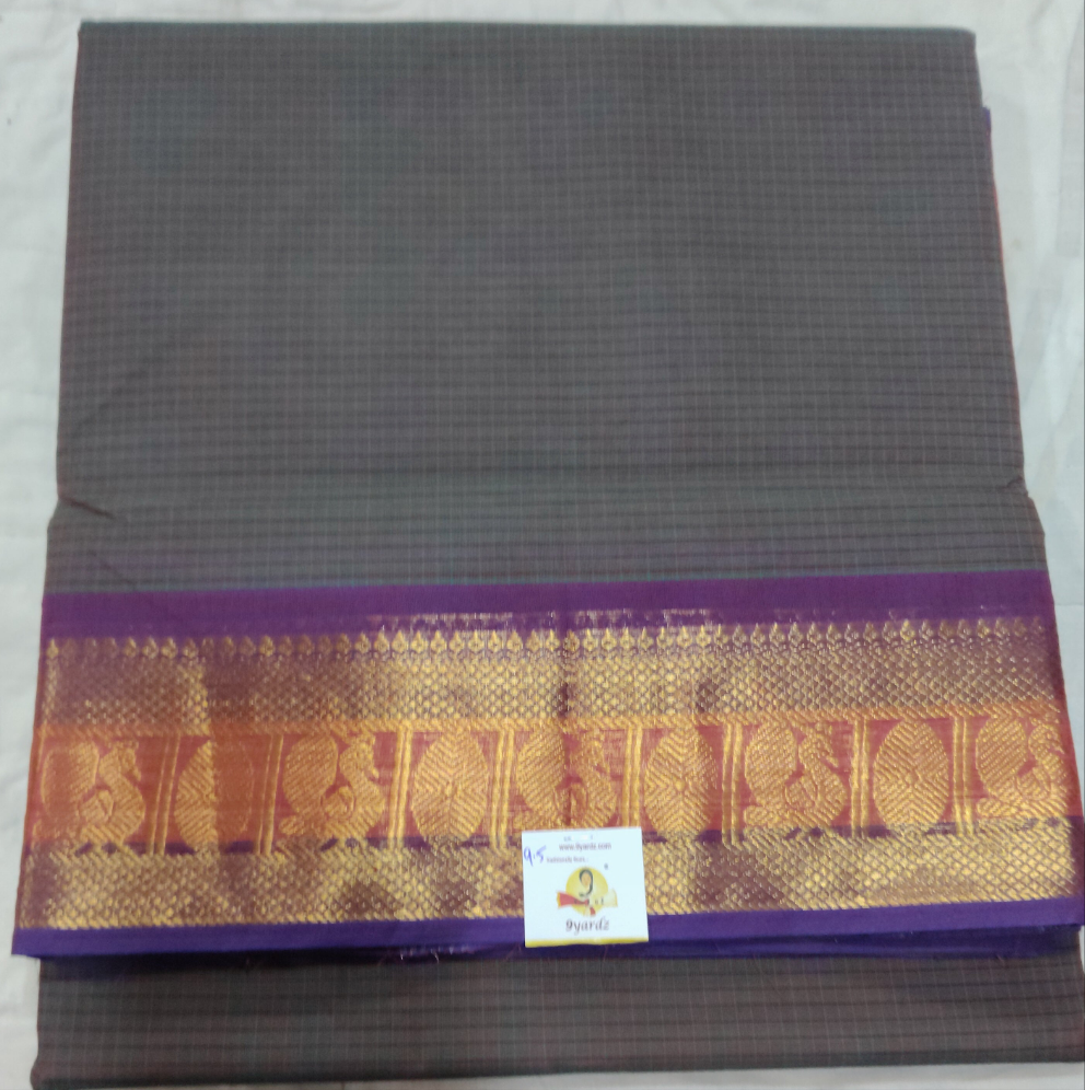 Chettinadu / Karaikudi cotton 9.5yards madisar