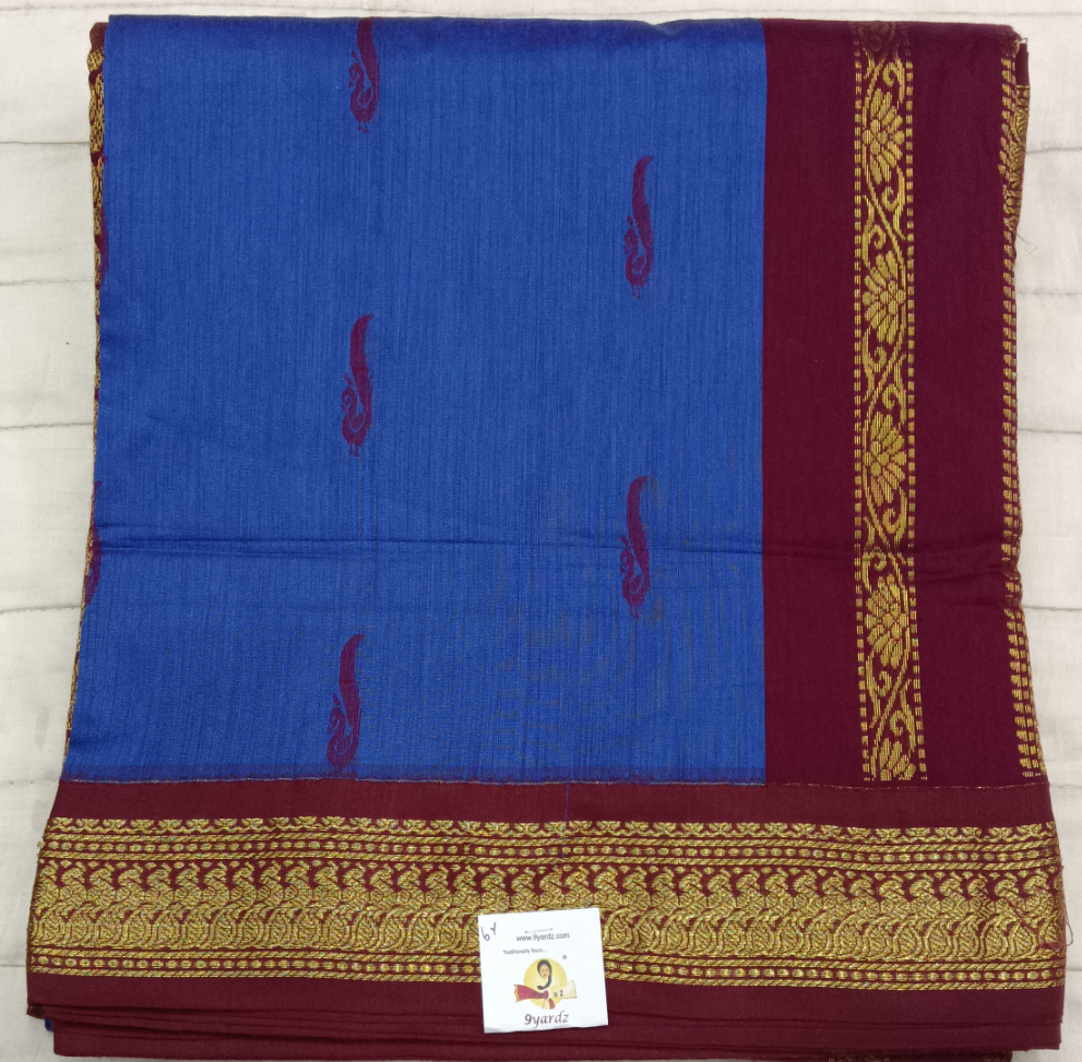 Kalyani Cotton Butta  9.5yardz