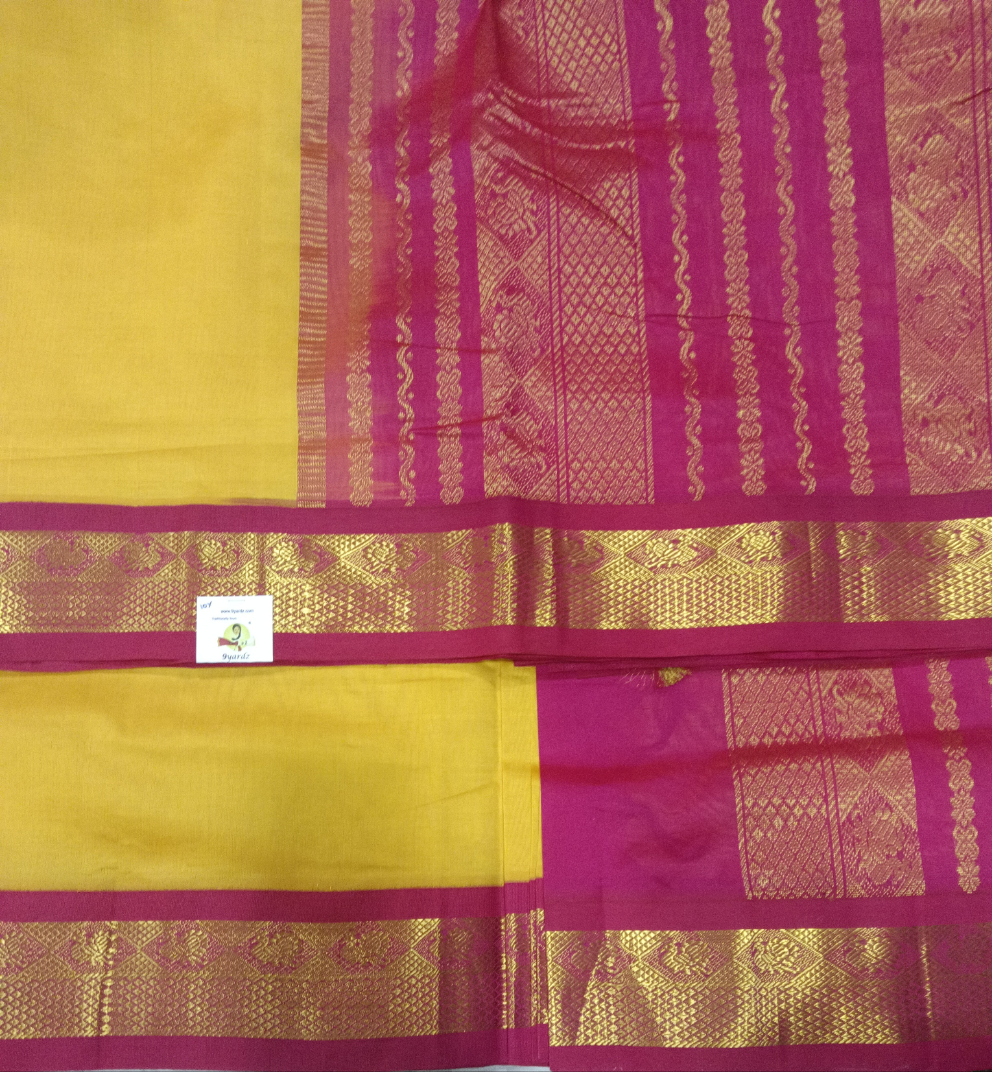 Semi Silk cotton Korvai Madisar