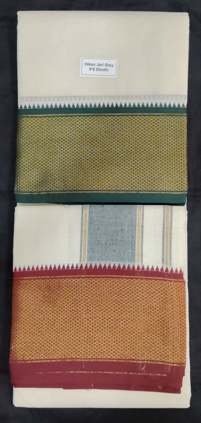 Cotton 24kan Dhothi 9*5