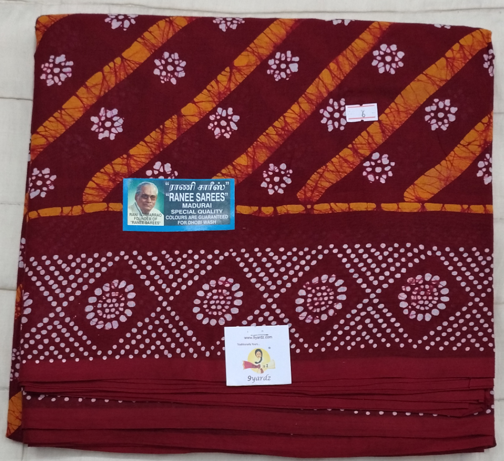 Ranee voyal saree 10.5yardz(9.5mtrs)