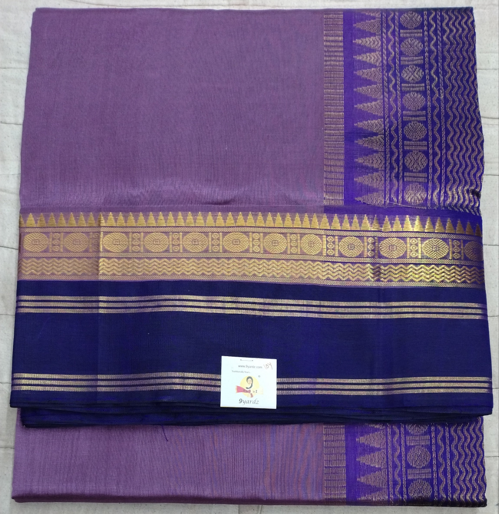 Pure silk cotton -Korvai 10yards madisar