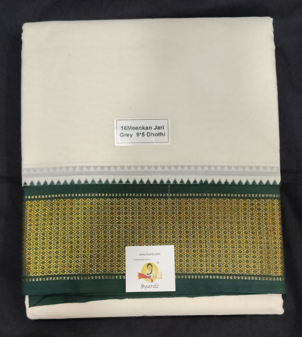 Cotton 16Meenkan Dhothi 9*5