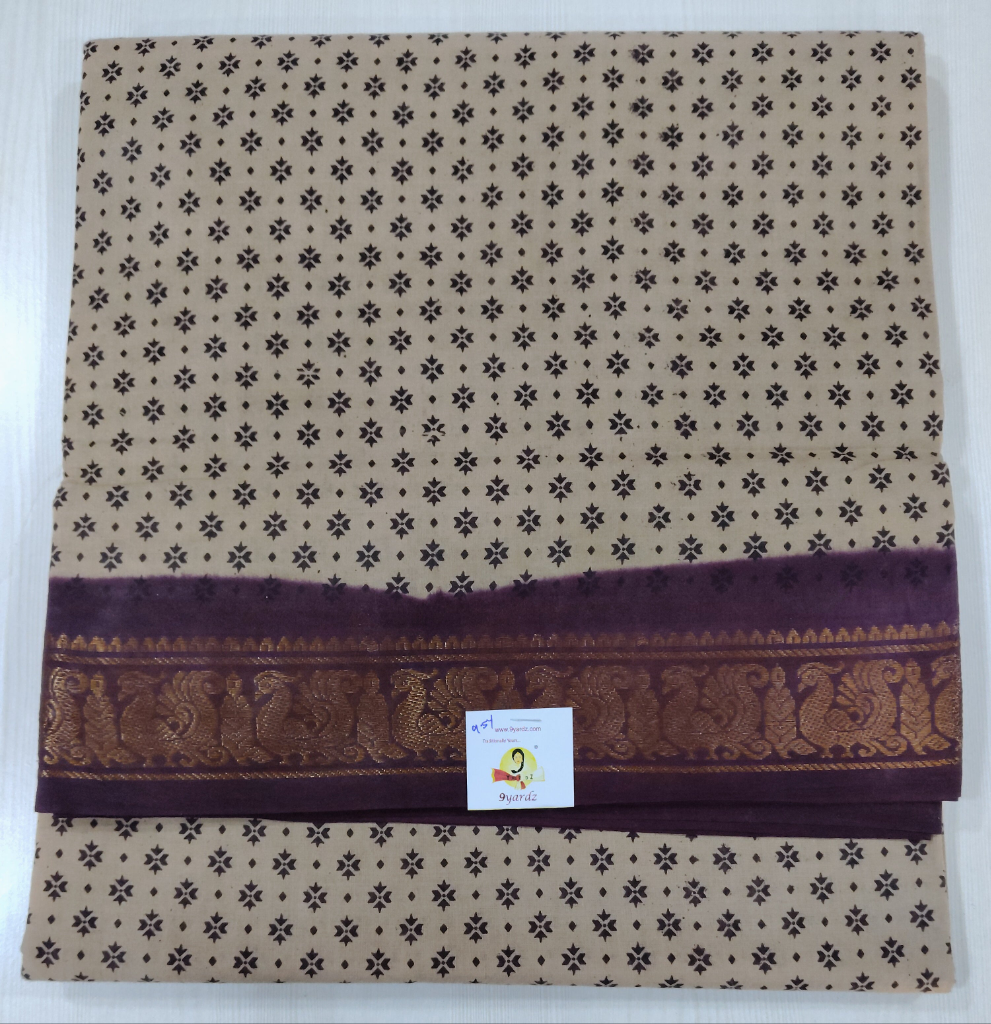Sungudi cotton 9.5 yards madisar