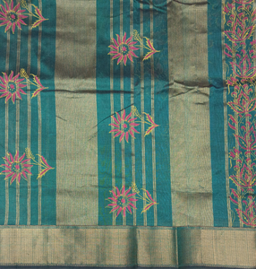 Pure silk cotton 10yards Printed madisar