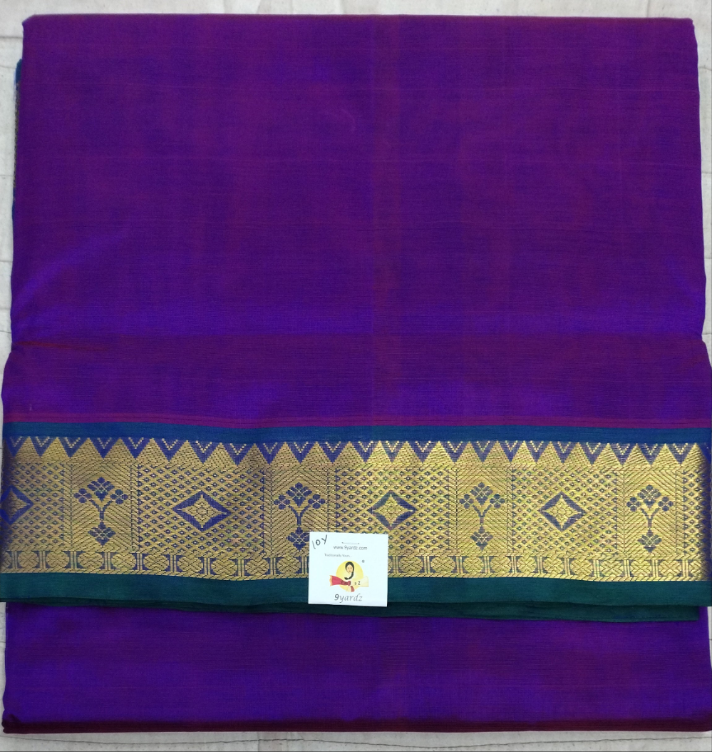 Pure silk cotton Plain 10yards madisar