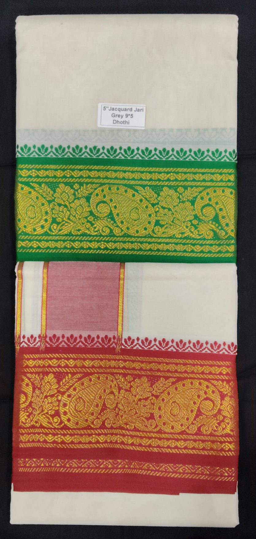 Cotton Dhothi Jacquard 9*5