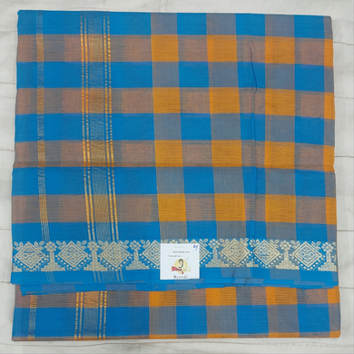 Chettinadu cotton checked 6 yardz