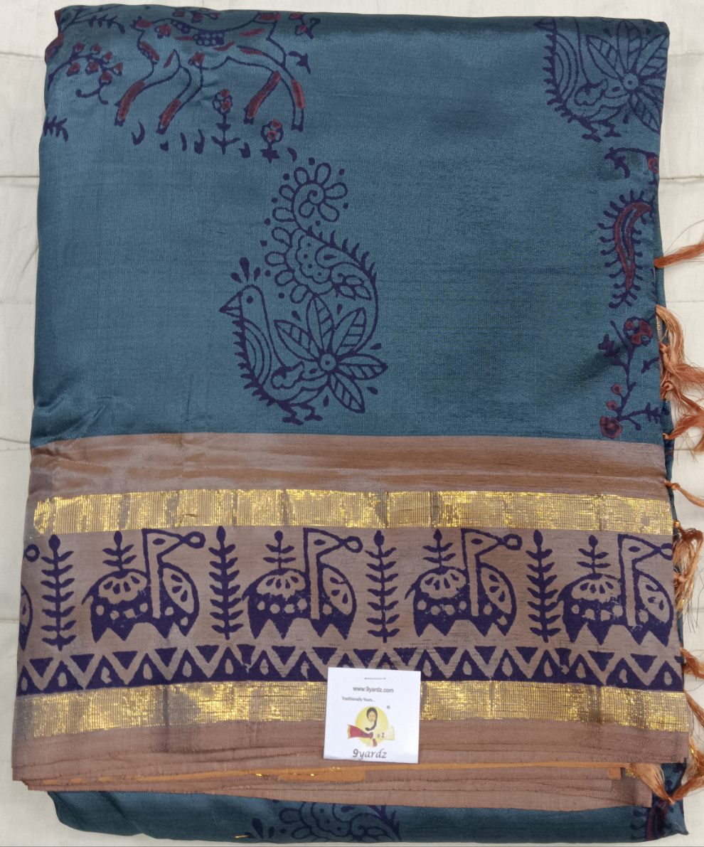 Chinallampattu printed madisar 10yardz