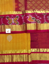 Load image into Gallery viewer, Korvai Silk Cotton Pochampalli 10yardz