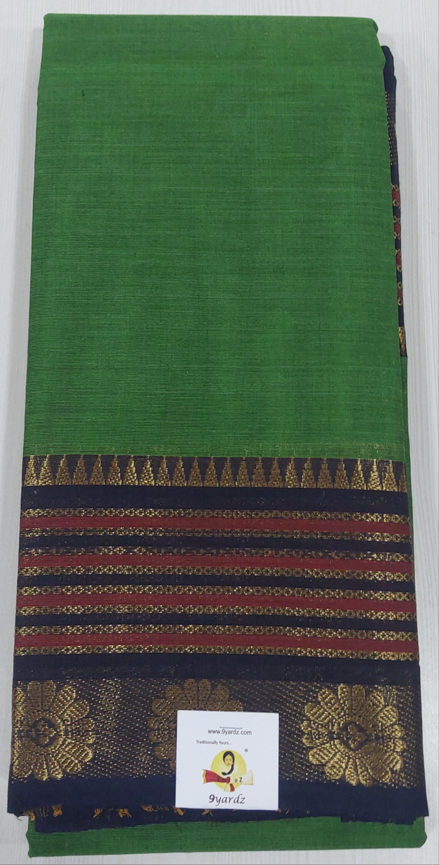 Chettinadu/ Karaikudi cotton 6 yards