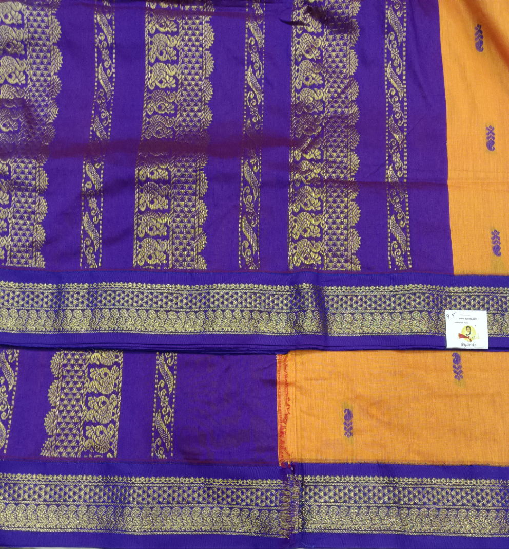 Kalyani Cotton Butta  9.5yardz
