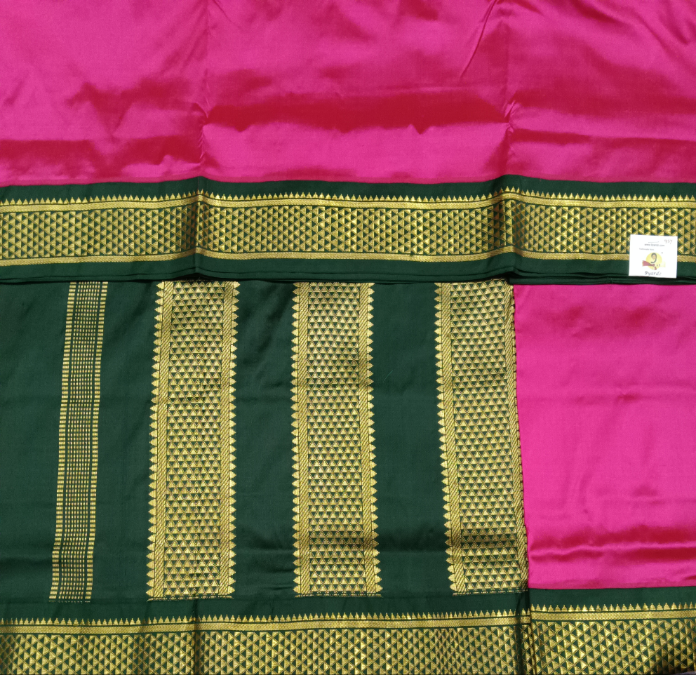 Pure silk 9.5yardz  saree