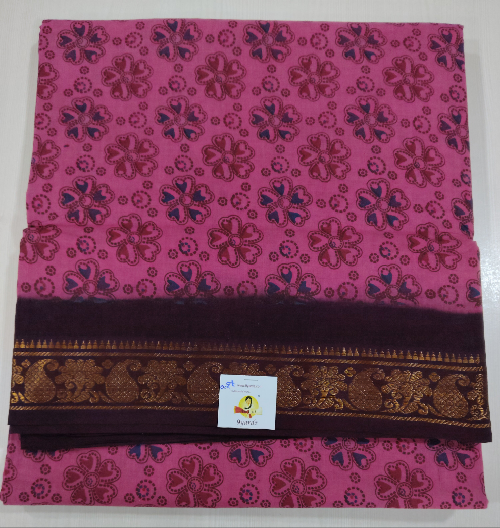 Sungudi cotton 9.5 yards madisar