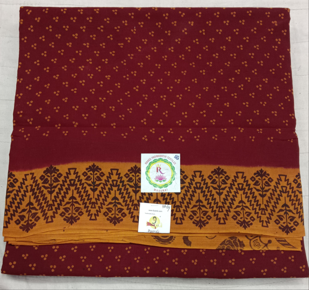 Ranee voyal saree 10.5yardz(9.5mtrs)