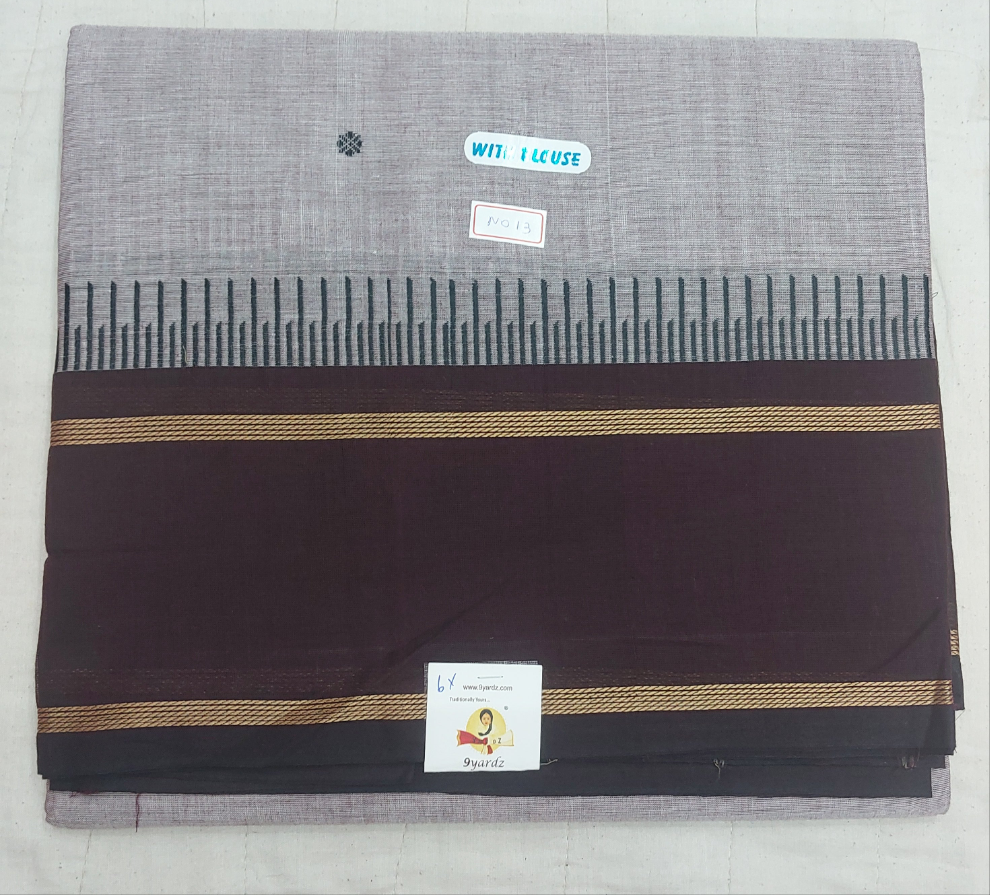 Chettinadu/ Karaikudi cotton 6 yards