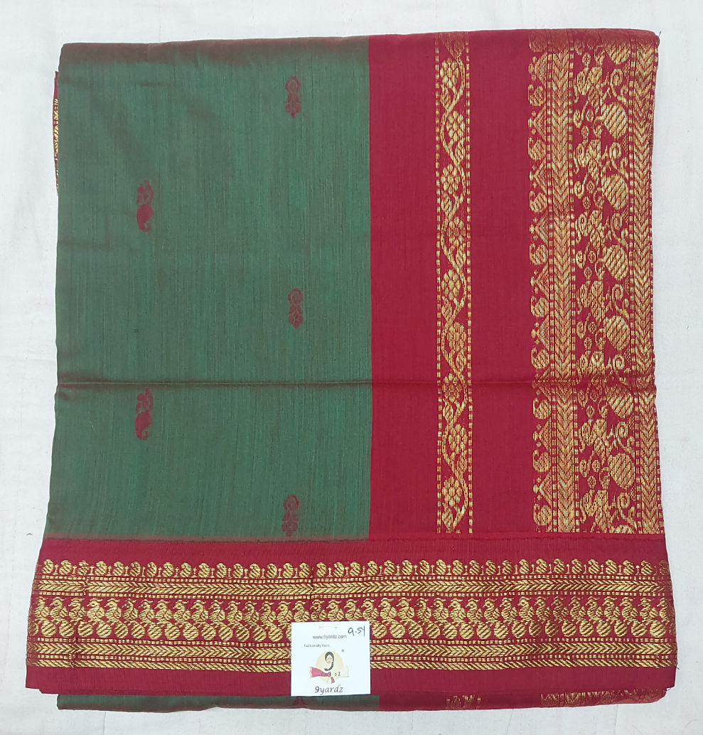 Kalyani Cotton Butta  9.5yardz