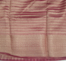 Load image into Gallery viewer, Mysore crepe silk checked (synthetic)