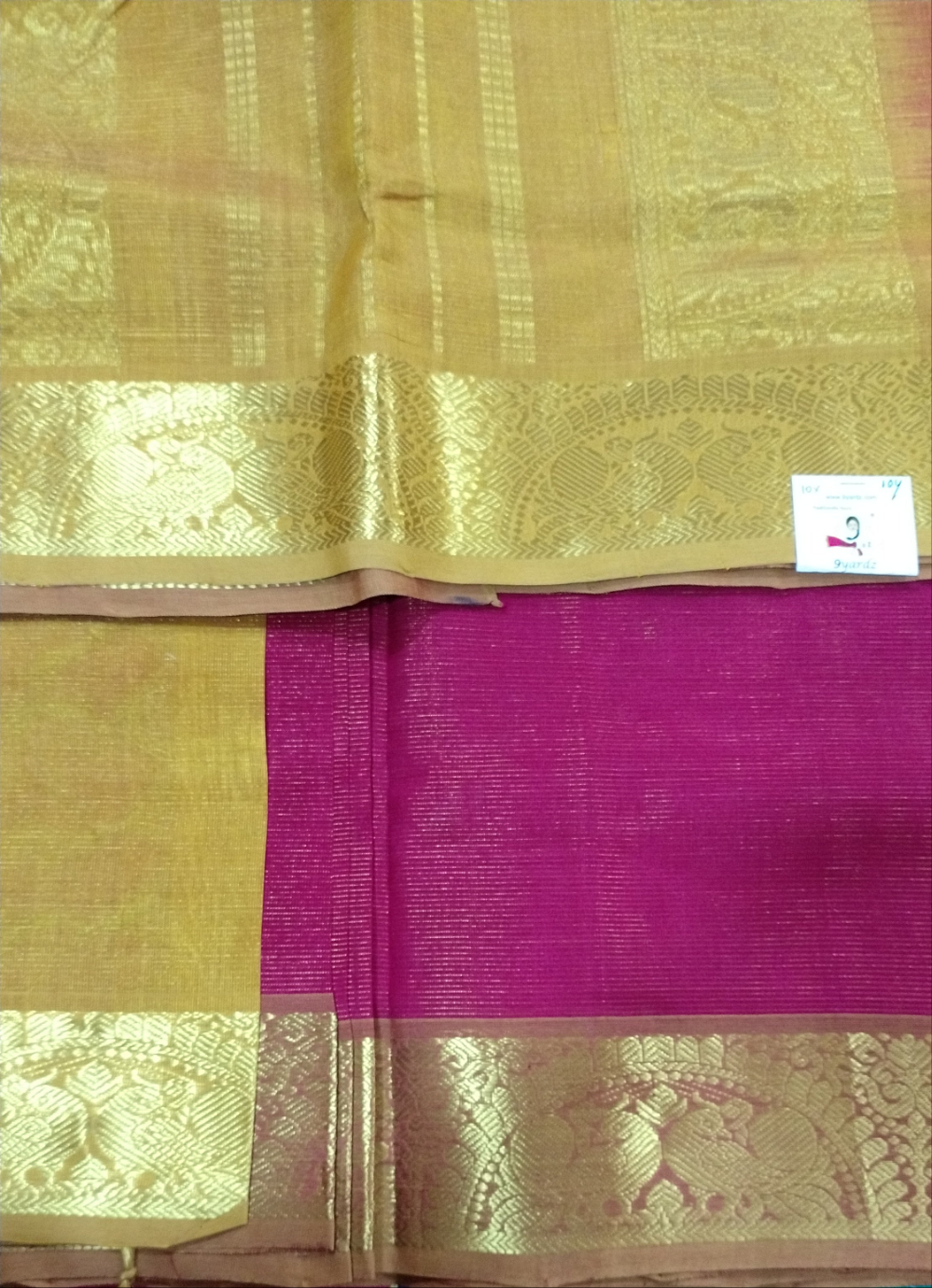 Pure silk cotton Vairaoosi 10yards madisar